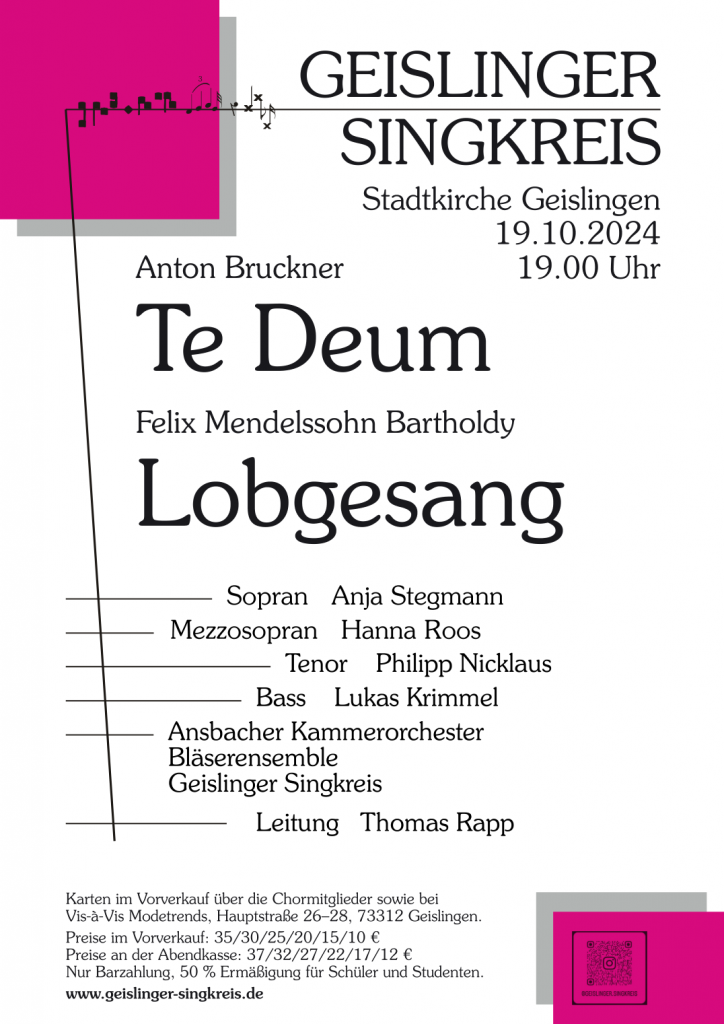 2024-10 Medelssohn - Lobgesang - Plakat